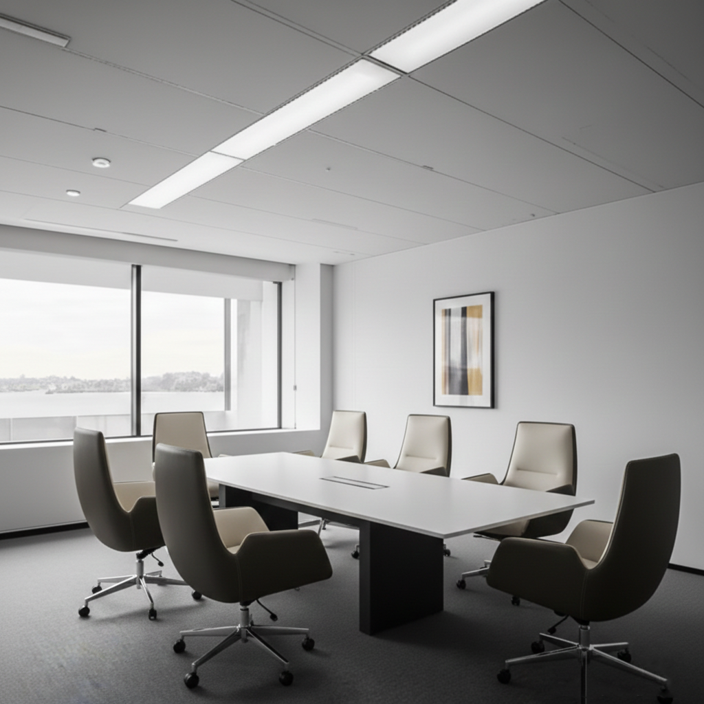 Silla de oficina moderna minimalista ergonómica de cuero, contrachapado y metal, silla de escritorio giratoria ajustable con ruedas - silla de trabajo cómoda de respaldo medio para oficina en casa 