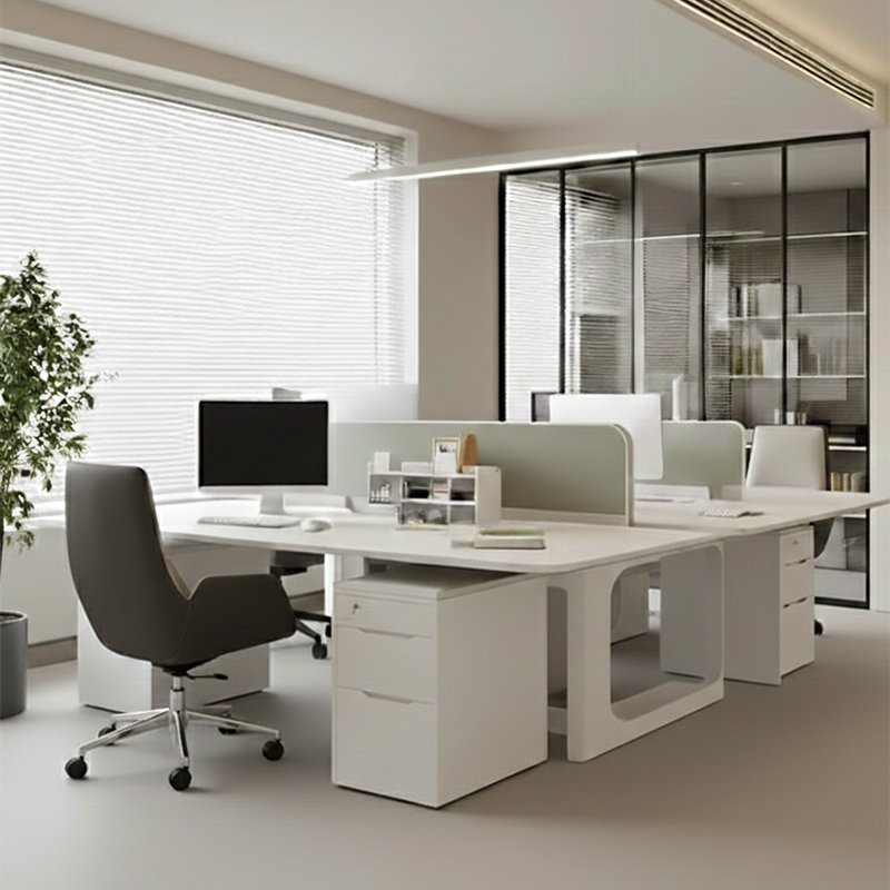 Silla de oficina moderna minimalista ergonómica de cuero, contrachapado y metal, silla de escritorio giratoria ajustable con ruedas - silla de trabajo cómoda de respaldo medio para oficina en casa 