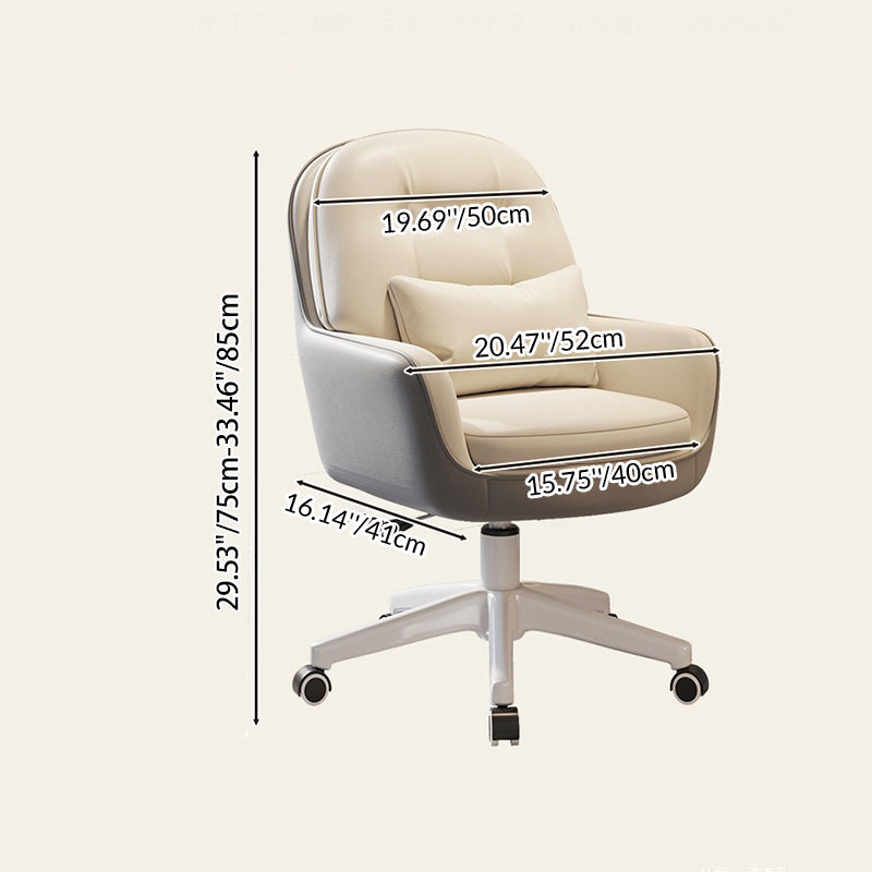 Modern Minimalist Ergonomic Nylon Technical Fabric Height Adjustable Movable Rotatable Desk Chair With Backrest Armrest For Home Office