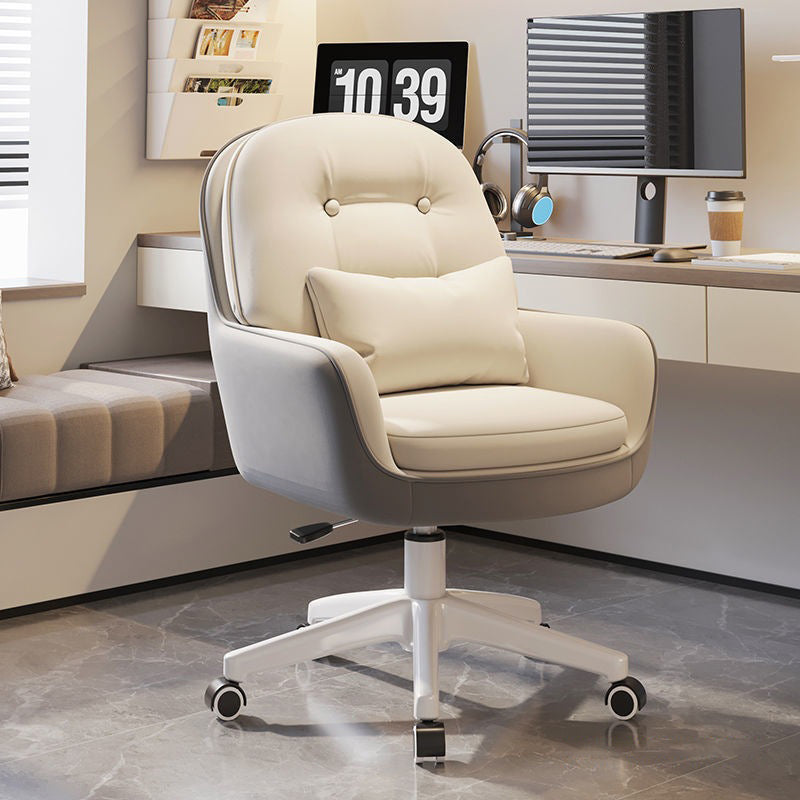 Modern Minimalist Ergonomic Nylon Technical Fabric Height Adjustable Movable Rotatable Desk Chair With Backrest Armrest For Home Office