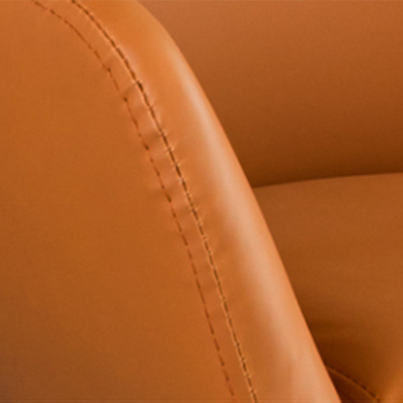 Modern Minimalist Wrap-Style Solid Wood Iron Velvet PU Leather Accent Chair With Backrest For Living Room