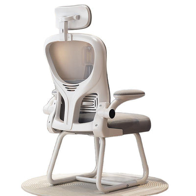 Modern Minimalist Ergonomic Design Metal PP Mesh Fabric Desk Chair With Backrest Adjustable Armrest For Home Office