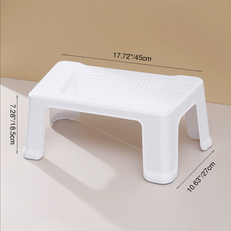Taburete trapezoidal minimalista moderno de ABS sin respaldo para entrada 