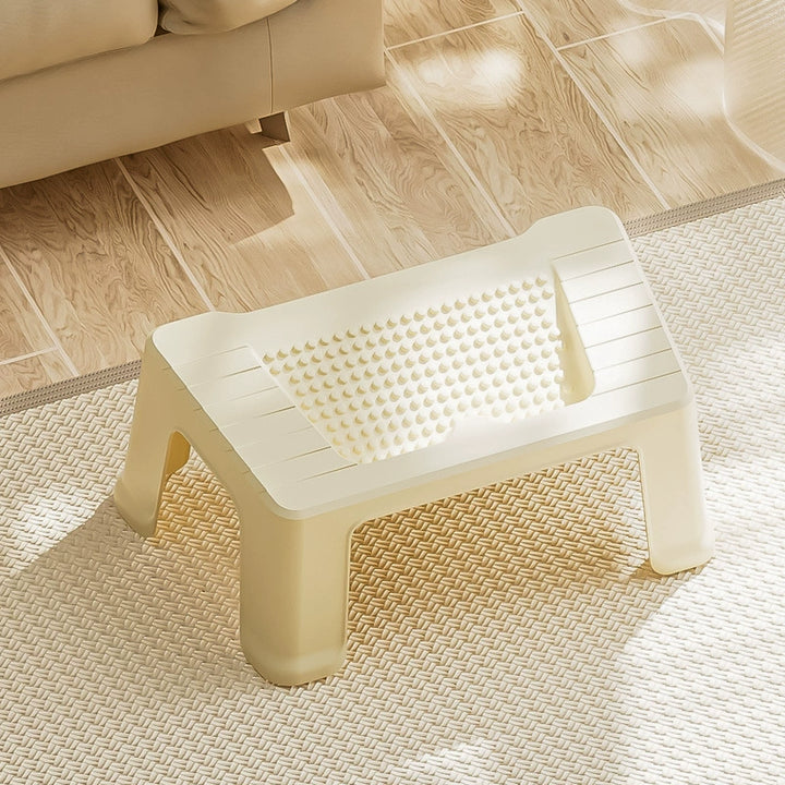 Taburete trapezoidal minimalista moderno de ABS sin respaldo para entrada 