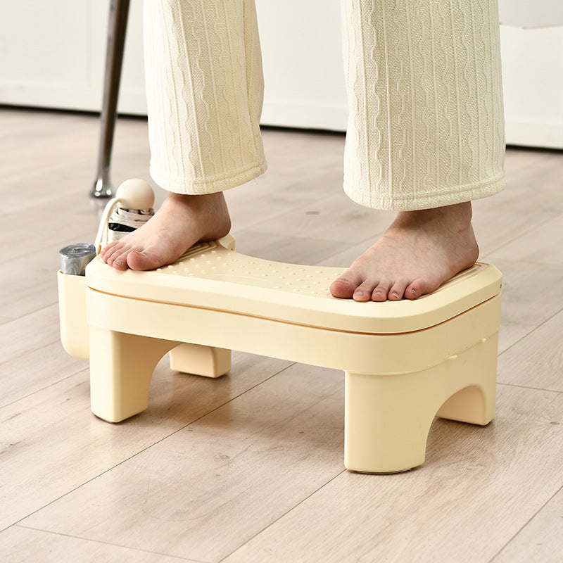 Taburete trapezoidal minimalista moderno de ABS sin respaldo para entrada 