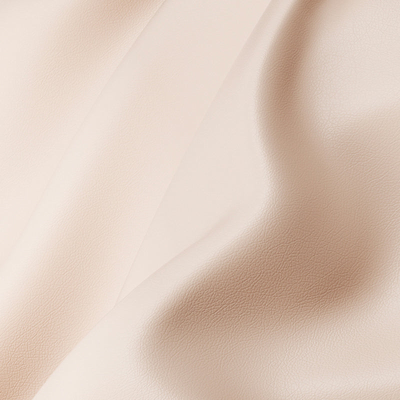 Modern Minimalist Cylinder Solid Wood Sponge Faux Leather Finish Vanity Stool Backless For Bedroom