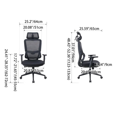 Modern Minimalist Ergonomic Nylon PP Fabric Movable Adjustable Rotatable Desk Chair Backrest For Home Office