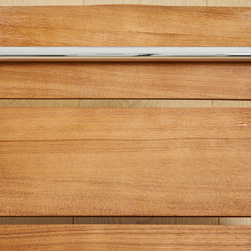 Modern Minimalist Square Solid Wood Plywood Electroplated Iron Dining Chair Backrest For Dining Room