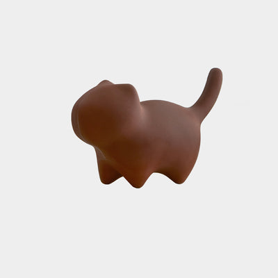 Contemporary Creative Cat- Design Plastic Kids Stool Backless For Entryway & Living Room