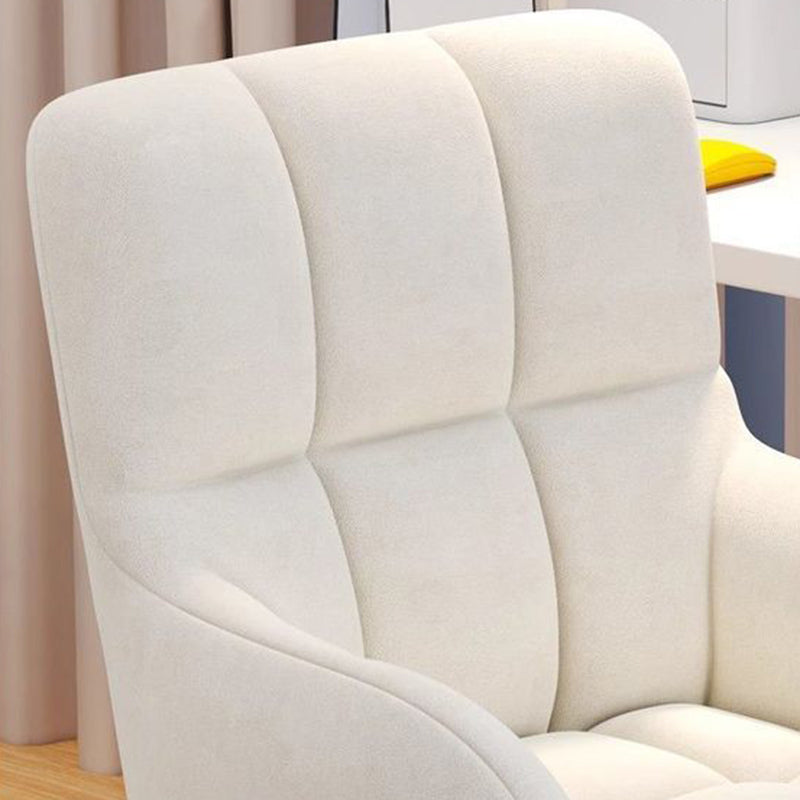 Modern Minimalist Rectangular Velvet Nylon Adjustable Desk Chair Backrest Armrest For Home Office