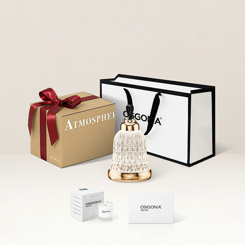 Luxury Bell Designer Table Lamp - Glass &amp; Metal Ambient Night Light Touch Control Elegant Home Décor Gift