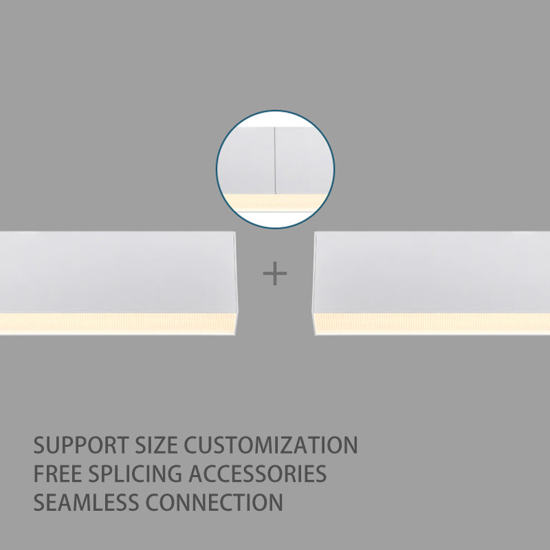 LED Linear Pendelleuchte - Retina-sichere blendfreie professionelle Beleuchtung für das Home Office 