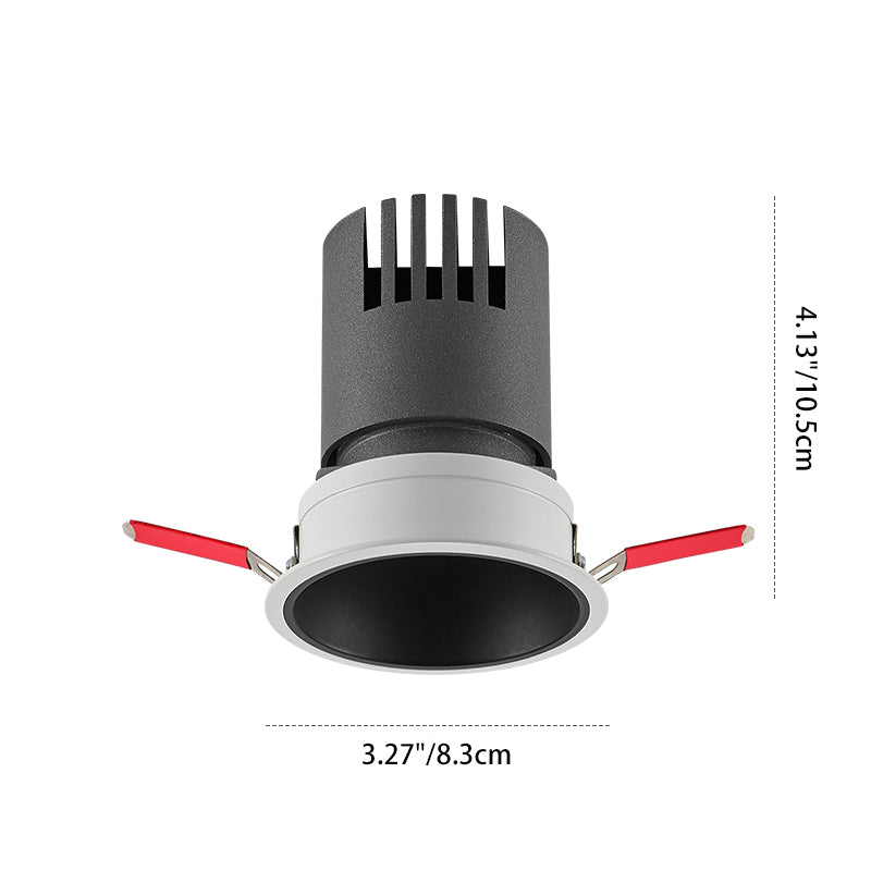 Ultra-Thin Frame LED Spotlight For Living Room - High Ra>93 Aluminum Eye-Care Flush Mount Ceiling Light