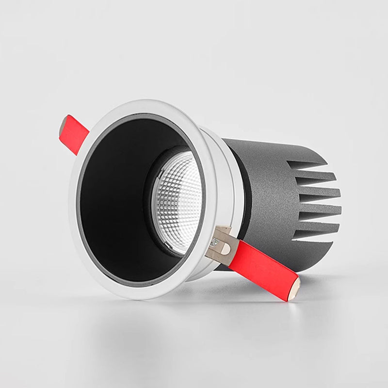Ultra-Thin Frame LED Spotlight For Living Room - High Ra>93 Aluminum Eye-Care Flush Mount Ceiling Light