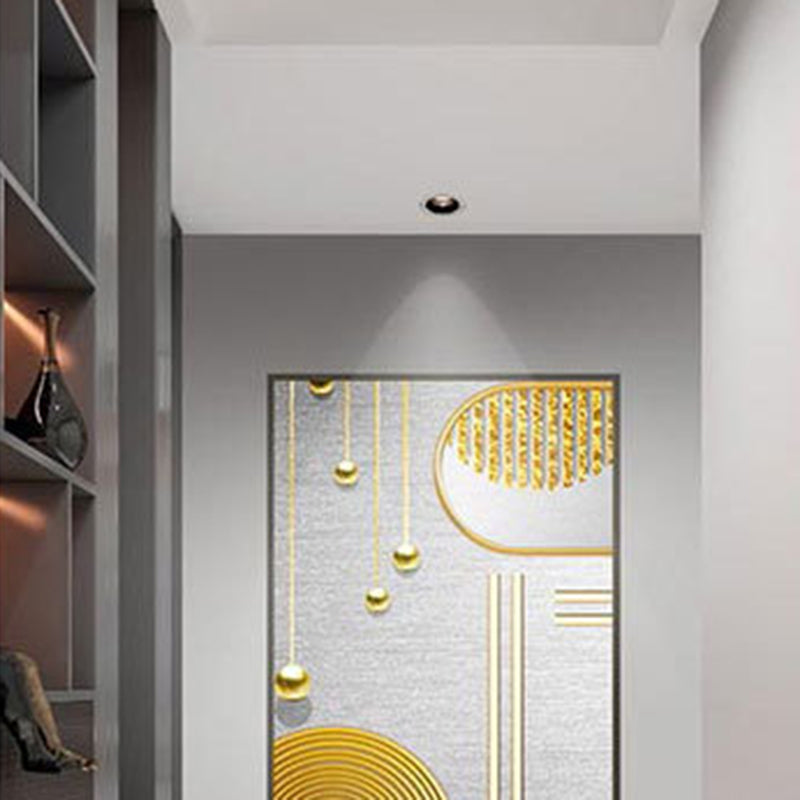 Ultra-Thin Frame LED Spotlight For Living Room - High Ra>93 Aluminum Eye-Care Flush Mount Ceiling Light