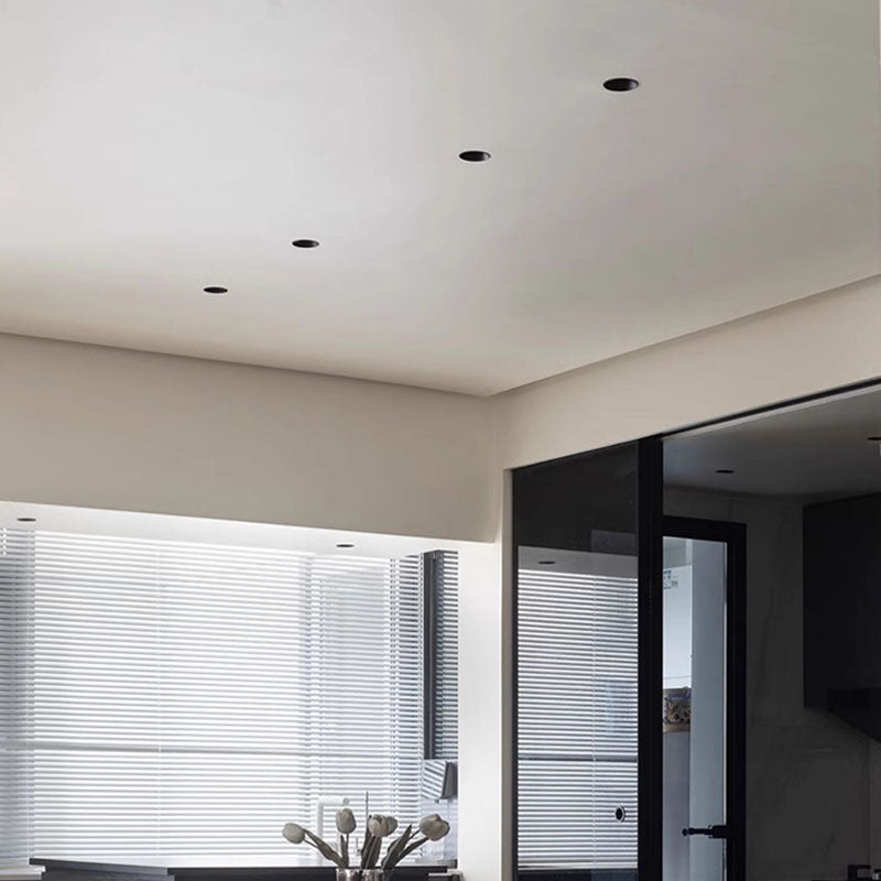 Ultra-Thin Frame LED Spotlight For Living Room - High Ra>93 Aluminum Eye-Care Flush Mount Ceiling Light