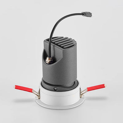 Ultra-Thin Frame LED Spotlight For Living Room - High Ra>93 Aluminum Eye-Care Flush Mount Ceiling Light