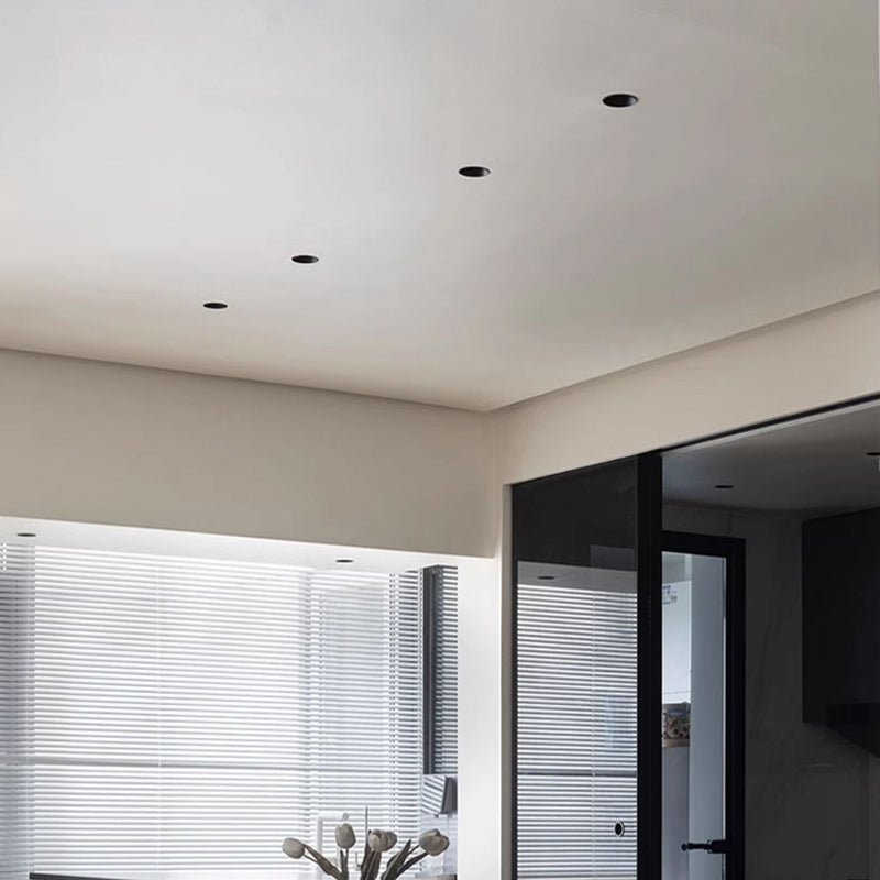 Ultra-Thin Frame LED Spotlight For Living Room - High Ra>93 Aluminum Eye-Care Flush Mount Ceiling Light