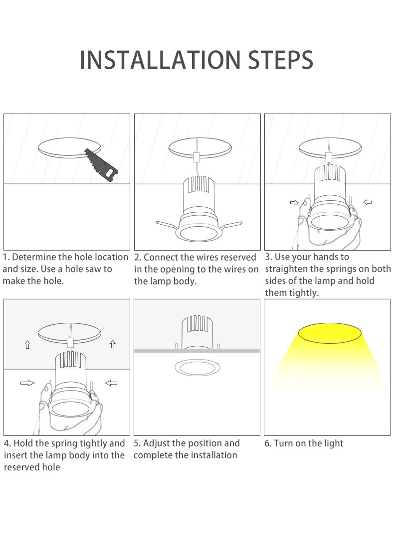 Ultra-Thin Frame LED Spotlight For Living Room - High Ra>93 Aluminum Eye-Care Flush Mount Ceiling Light