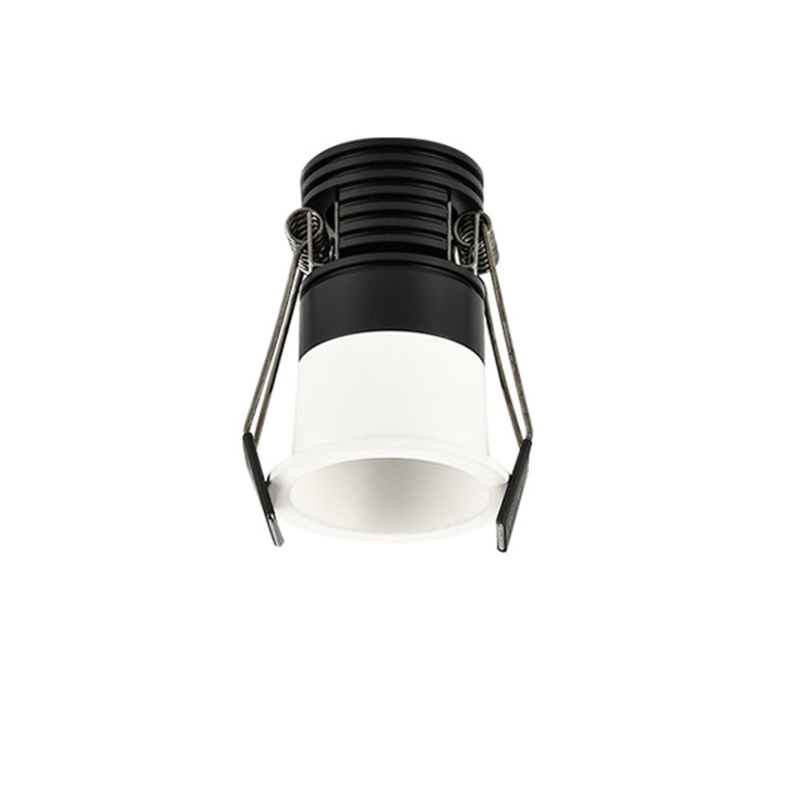 Spot encastré LED artistique pour salon - Plafonnier encastré à haute Ra et respectueux des yeux avec choix de couleur de garniture 