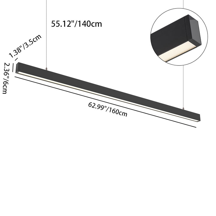 Anti-Glare LED Pendant Light For Home Office - Deep UGR<=13 Eye-Care Pendant For Office &amp; Commercial Use