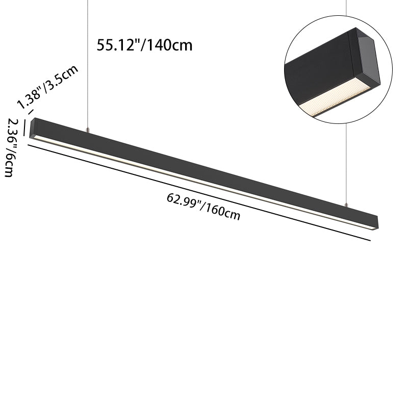 Anti-Glare LED Pendant Light For Home Office - Deep UGR<=13 Eye-Care Pendant For Office & Commercial Use