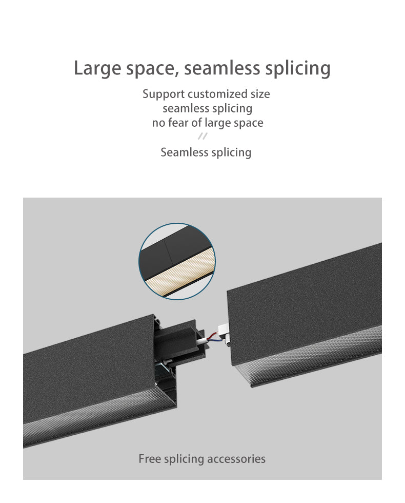 Anti-Glare LED Pendant Light For Home Office - Deep UGR<=13 Eye-Care Pendant For Office & Commercial Use