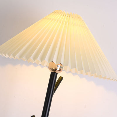 Moderne minimalistische Stehlampe aus Eisen, PVC-Stoff und Marmor mit 1 Licht für das Wohnzimmer 