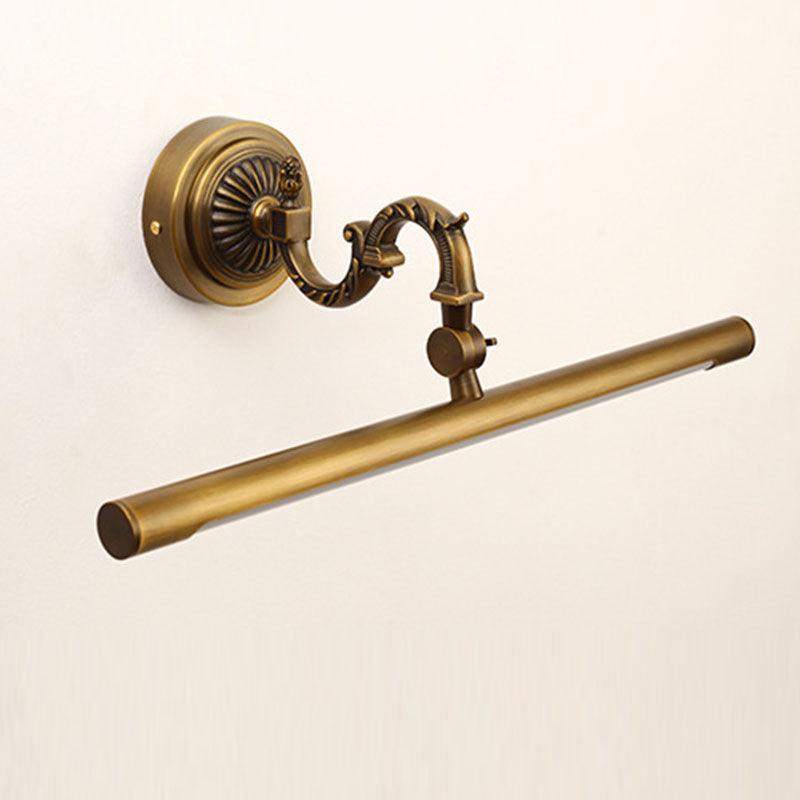 Traditional Vintage Long Copper PC LED Wall Sconce Lamp Vanity Light For Bathroom