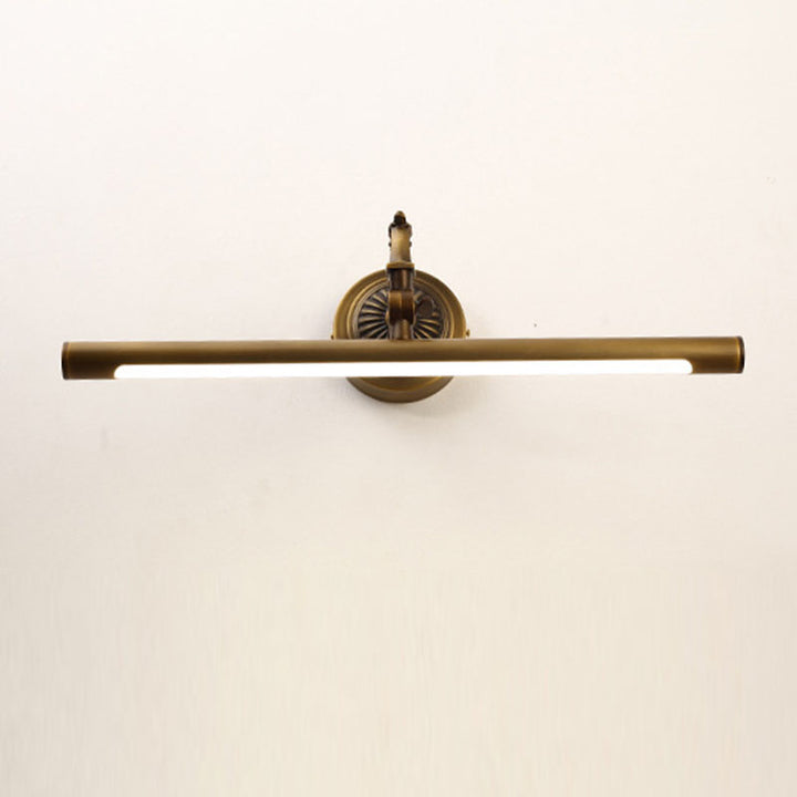 Traditionelle Vintage Lange Kupfer-PC-LED-Wandleuchte Waschtischlampe für Badezimmer 