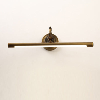 Traditional Vintage Long Copper PC LED Wall Sconce Lamp Vanity Light For Bathroom