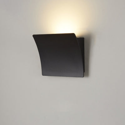 Moderne minimalistische Aluminium-Acryl-Quadrat-LED-Wandleuchte für das Schlafzimmer 