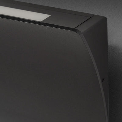 Moderne minimalistische Aluminium-Acryl-Quadrat-LED-Wandleuchte für das Schlafzimmer 