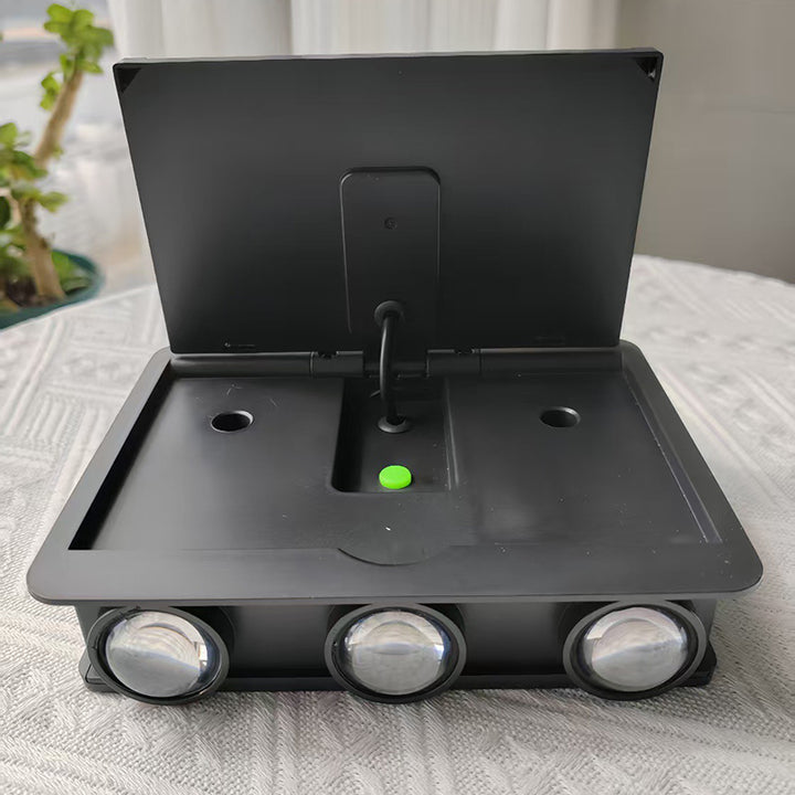 Lámpara de Aplique de Pared LED Solar Cuadrada Impermeable de Simplicidad Moderna de ABS para Jardín 