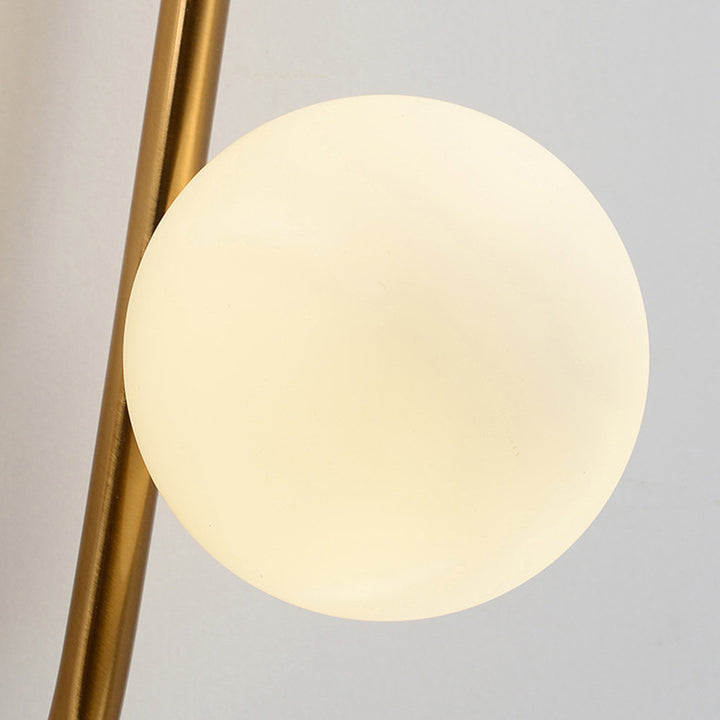 Lámpara Aplique de Pared de Hierro y Vidrio con Líneas Geométricas Minimalistas Modernas de 2/4 Luces Para Dormitorio 