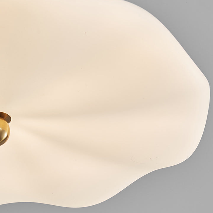 Traditionelle Vintage Blume geformte Eisen Gummibaum Kunststoff LED Pendelleuchte für das Esszimmer 