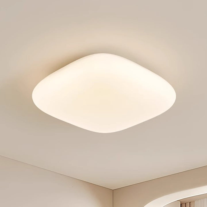 Plafonnier LED carré en fer minimaliste moderne pour chambre à coucher 
