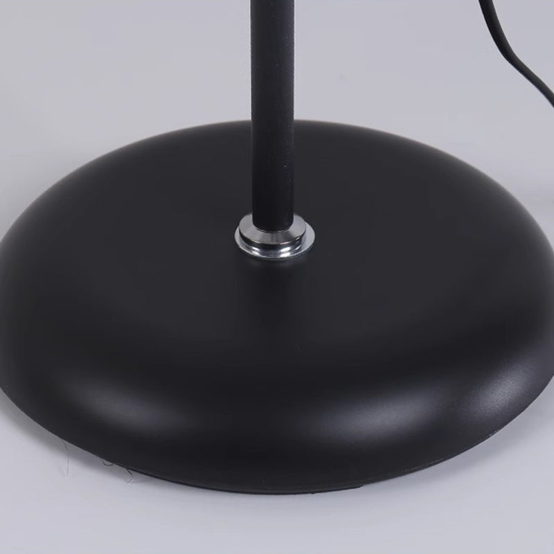 Modern Minimalist Inverted Triangle Iron Silicone PVC 2-Light Standing Floor Lamp For Living Room