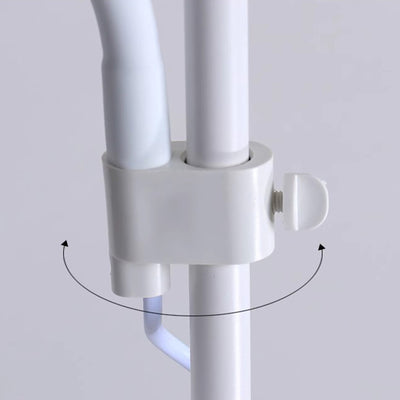 Modern Minimalist Inverted Triangle Iron Silicone PVC 2-Light Standing Floor Lamp For Living Room