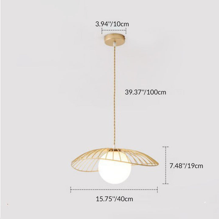 Lustre suspendu en verre et fer de style vintage traditionnel à 1 lumière pour salle à manger 