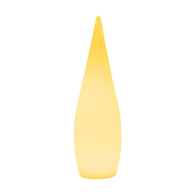 Modern Art Deco Solar Waterproof Teardrop PE LED Outdoor Lights Landscape Lights For Garden