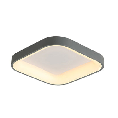 Contemporary Nordic Square Hardware Acrylic LED Flush Mount Ceiling Light For Bedroom