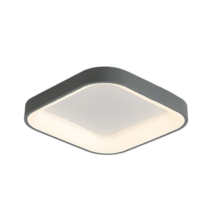 Contemporary Nordic Square Hardware Acrylic LED Flush Mount Ceiling Light For Bedroom