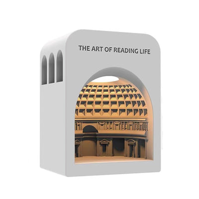 Contemporary Creative Hall-shaped Cement 1-Light Melting Wax Table Lamp For Bedroom