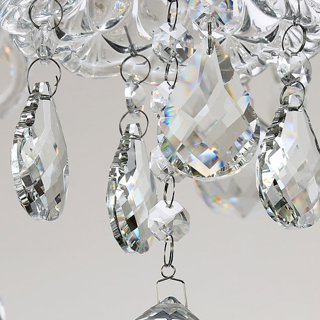 Modern Luxury Candlestick-Shaped Metal Crystal 10/12-Light Chandelier For Dining Room