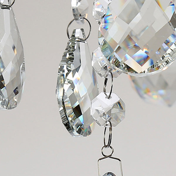 Modern Luxury Candlestick-Shaped Metal Crystal 10/12-Light Chandelier For Dining Room