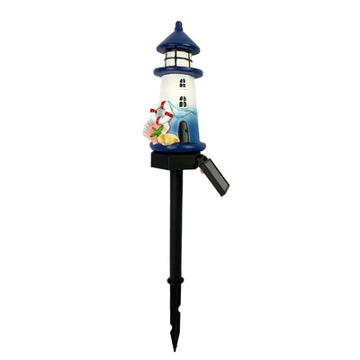 Contemporary Creative Waterproof Solar Light Tower Resin ABS LED Outdoor Light Landscape Lighting For Garden