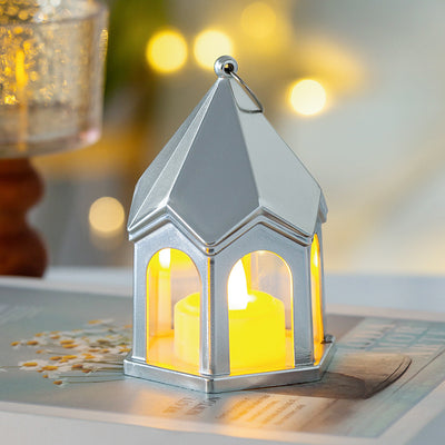 Contemporary Creative Battery House-Shaped HIPS PC LED Night Light Table Lamp For Bedrooms