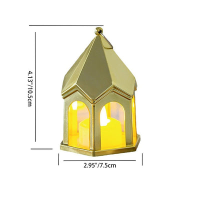 Contemporary Creative Battery House-Shaped HIPS PC LED Night Light Table Lamp For Bedrooms
