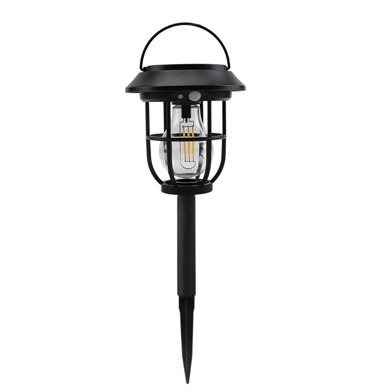 Modern Simplicity Motion Sensor Waterproof Solar Cage ABS LED Outdoor Light For Garden